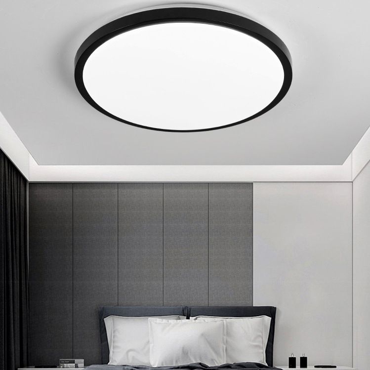 Abat-jour rond en acrylique encastré, lumière moderne nordique Macarons Style1 tête encastrée