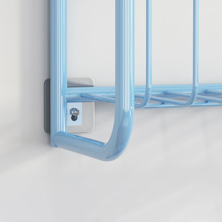 Metal Closed Back Bookshelf Scandinavian Wall Mounted Bookcase