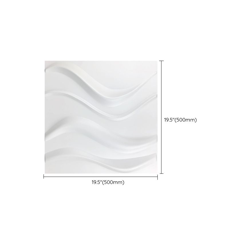 Modern Wall Paneling 3D Print Waterproof Peel and Stick Wall Panel