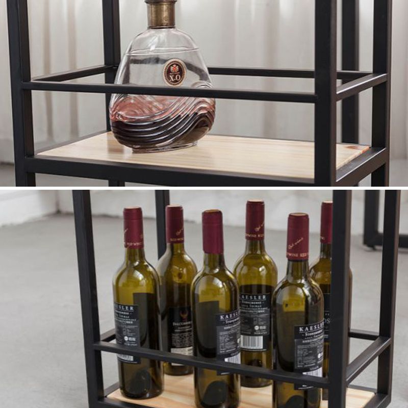 Industrial Rectangle Bar Table Set 1/2/3 Pieces Wooden Counter Table with Backless Stools