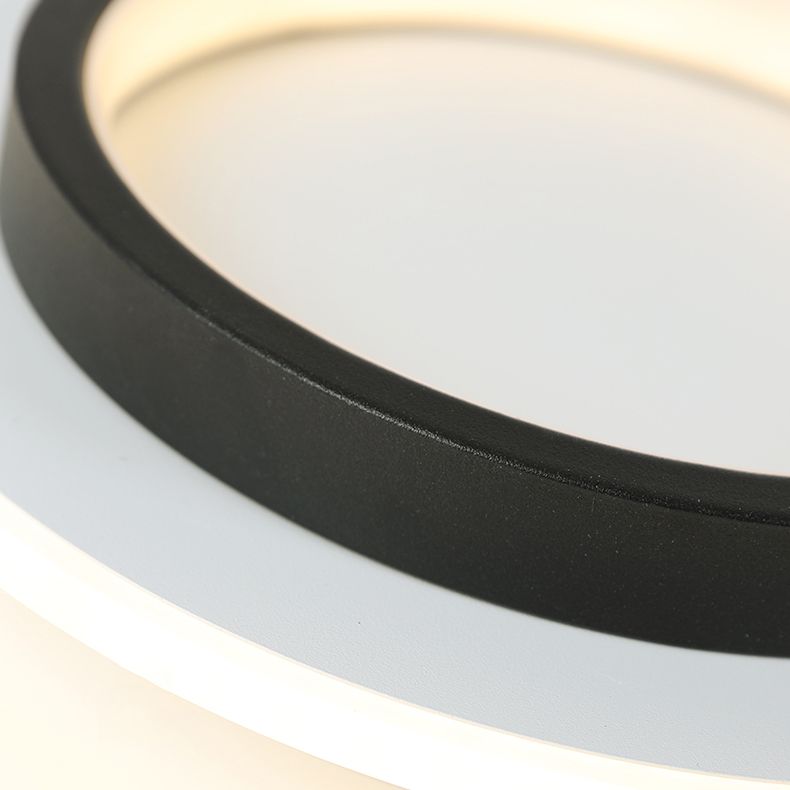 Lámpara de techo LED geométrica Lámpara de montaje empotrada simple y moderna para pasillo