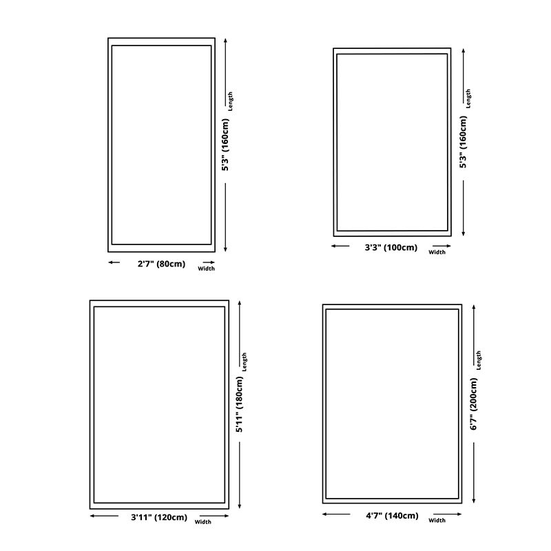 Grey Geometric Pattern Area Rug Modern Polyester Area Carpet Non-Slip Backing Rug for Living Room