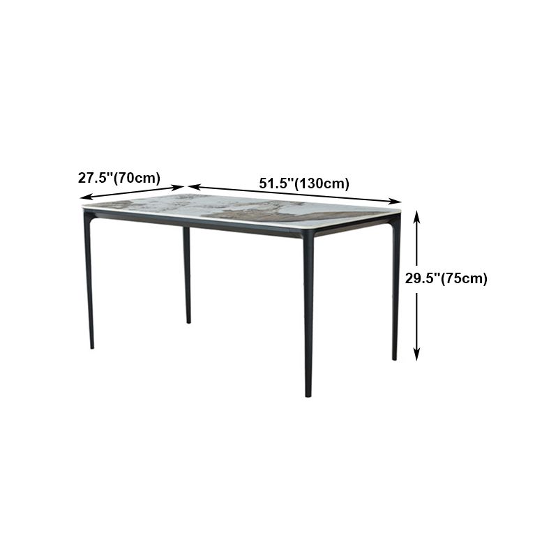 Contemporary 1/2/5 Pieces Dining Set Sintered Stone Dining Room Set