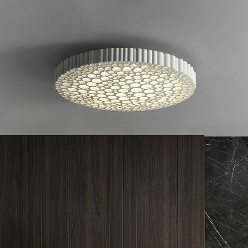 Cercles en métal éclairage encastré créatif Simple LED plafonnier pour chambre à coucher