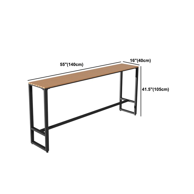 Industrial Bar Table Set 1/2/5 Pcs Rectangular Bar Table and Stools