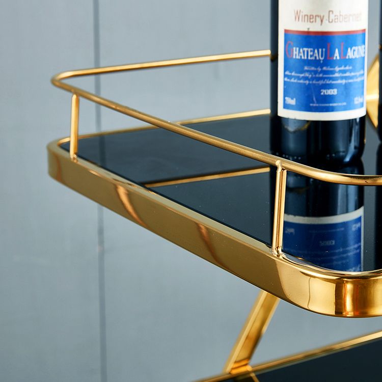 33.07" High Rolling Contemporary Prep Table Stone Prep Table