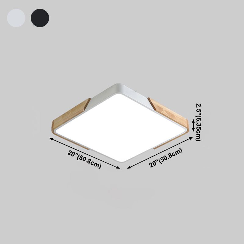 Lampada da soffitto moderna a LED Macaroon Lampada da soffitto geometrica in ferro per montaggio a incasso per camera da letto