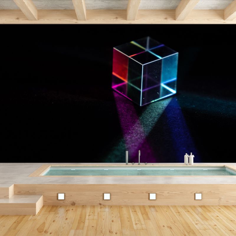 Modern 3D Painting Mural Mildew Resistant Wall Covering for Bedroom Decor