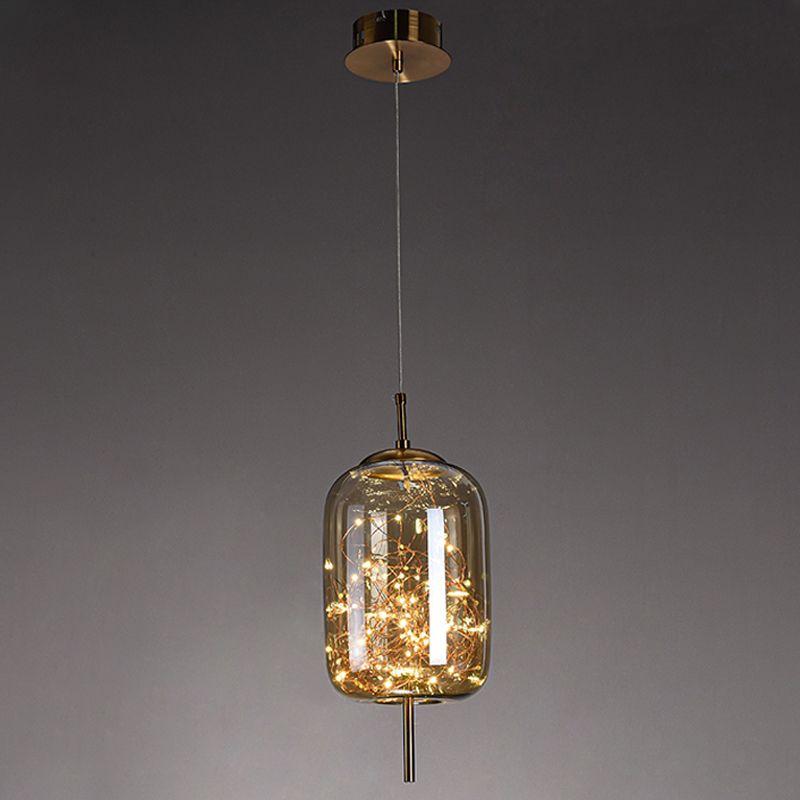 1 éclairage de suspension géométrique légère