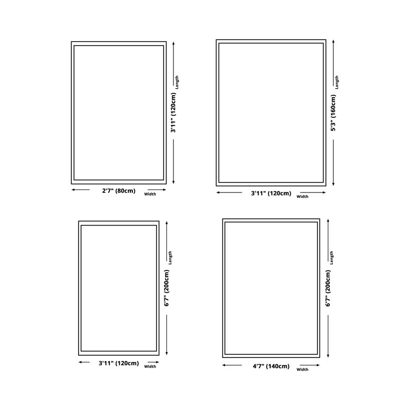 Gray Stripe Rug Blending Modern Indoor Rug Non-Slip Backing Rug for Home Decor