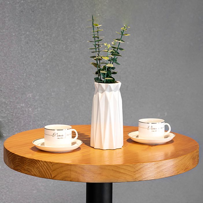 Industrial 1/2/3 Pieces Round Bar Table Set Solid Wood Bistro Set