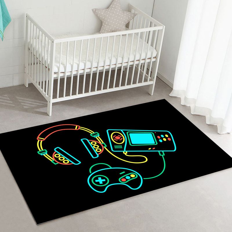Ontspannende binnenduien Polyester game thema Tapijt niet-slip achterstappert tapijt voor huizendecoratie