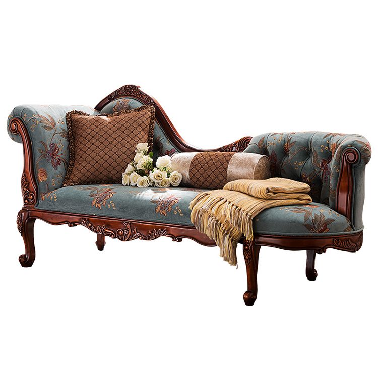 Traditional Chaise Lounge Couch Bedroom Living Room Chaise with Button Tufted