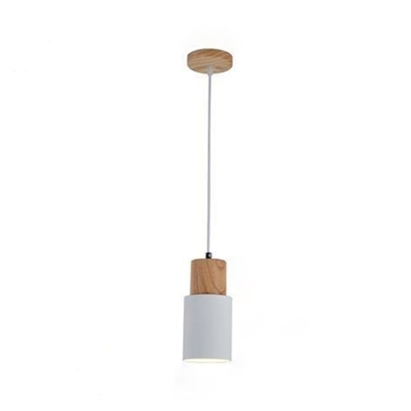 1 Cylindre lumineux Lights Hanging Lighttures Nordic Style Light For Restaurant