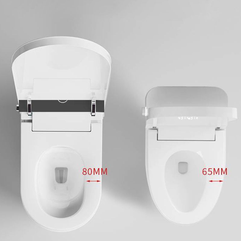 Modern Porcelain Floor Mounted Flush Toilet One Piece Toilet Siphon Jet Toilet