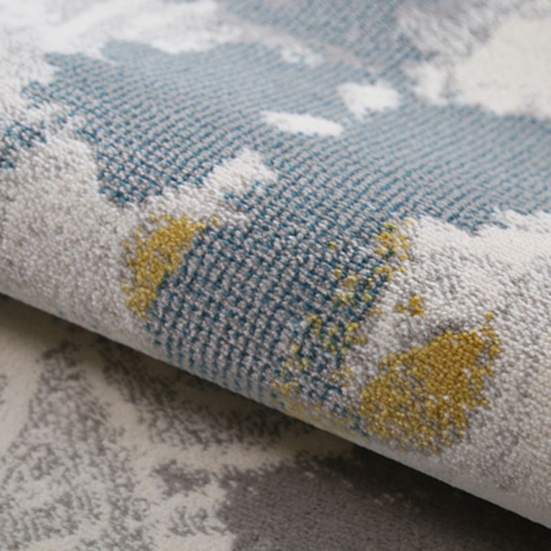 Gold Line Carpet Polyester Modern Carpet Washable Carpet for Living Room