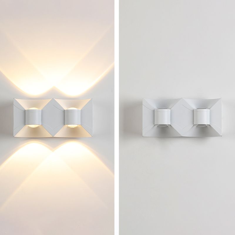 4 Lights Wall Mount Light Modern LED Wall Sconce Light with Acrylic Shade for Bedroom