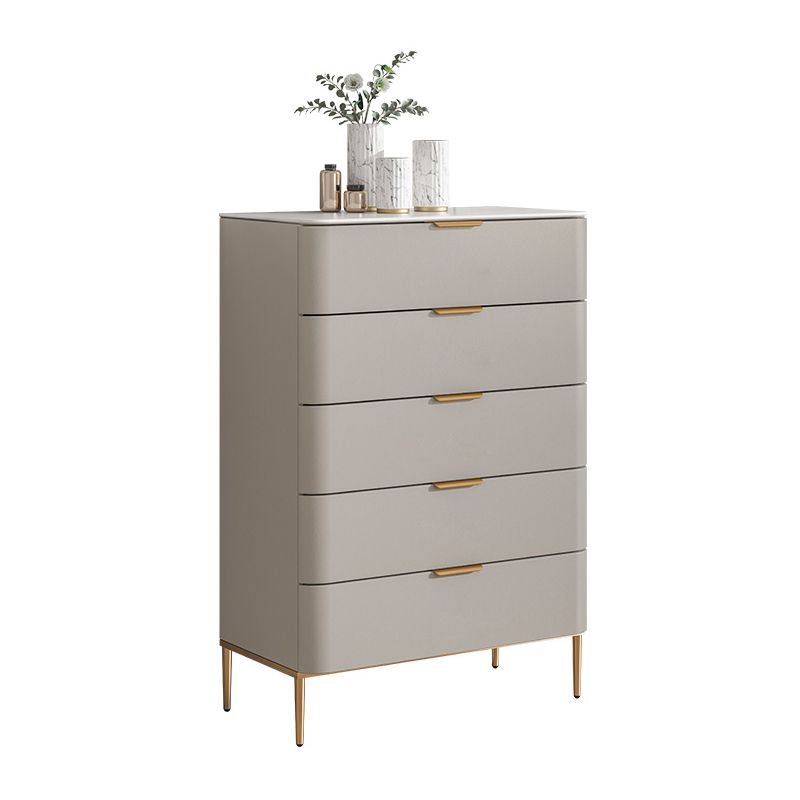 Glam Chest Engineered Wood Bedroom Storage Chest with Drawers
