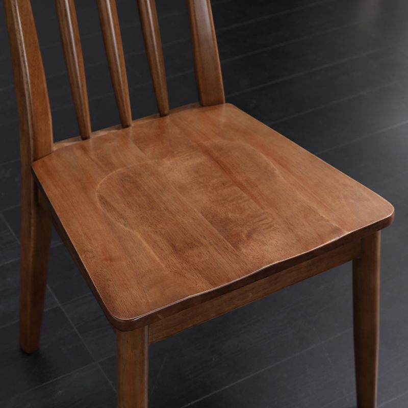 Sillas de comedor estilo moderno Sillas de comedor sin brazos con patas de madera