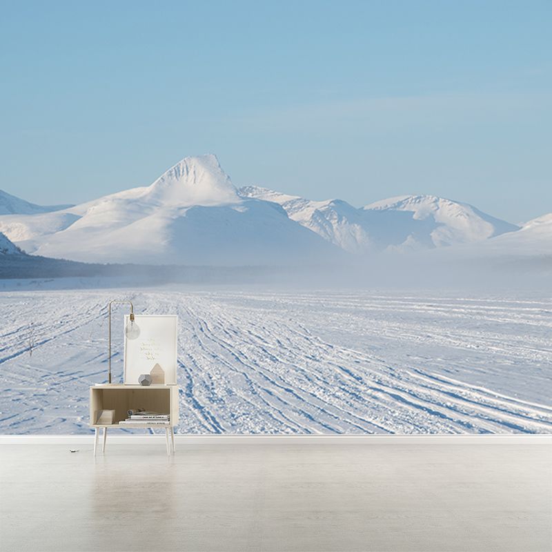 Home Decoration Mountain View Mural Moisture Resistant Wall Covering