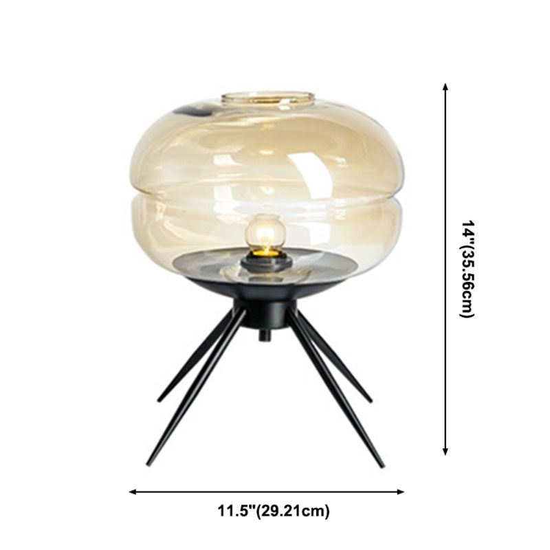 Modern Style Table Lamps with Glass Shade for Drawing Room Kid's Bedroom