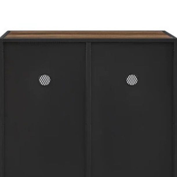 Pine Wood Kitchen Sideboard Cabinet Modern Server Cabinet with Storage