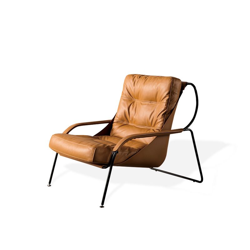 Industrial Solid Color Accent Armchair 42.1" Wide Arm Chair for Living Room