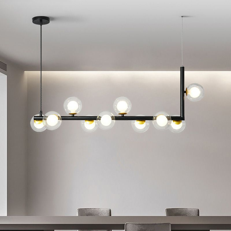 Balls Dinning Room Over Island Lighting Glass Nordic Style Island Lighting Fixture