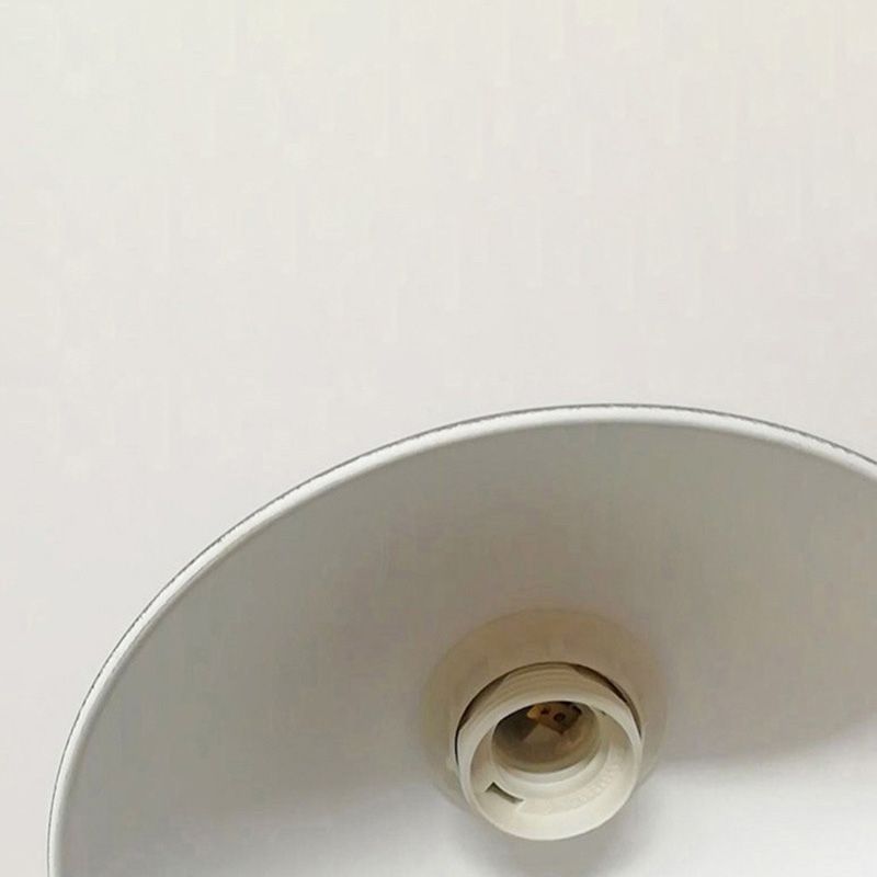 Bowl Shaded Bedside Reading Lamp Iron 1 Head Macaron Style Table Light
