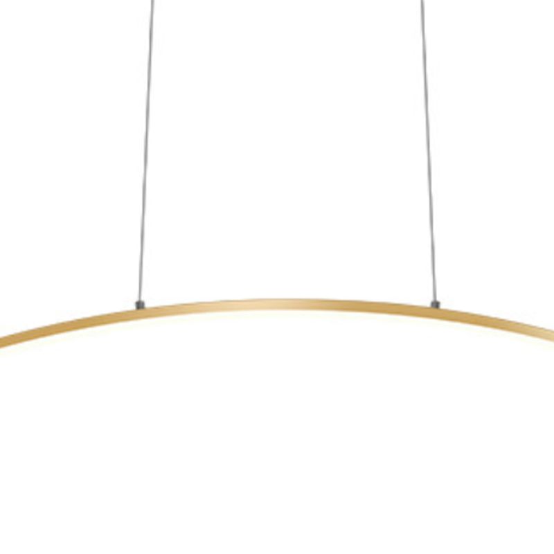 Golden Ceiling Light Contemporary LED Kitchen Island Lighting for Foyer