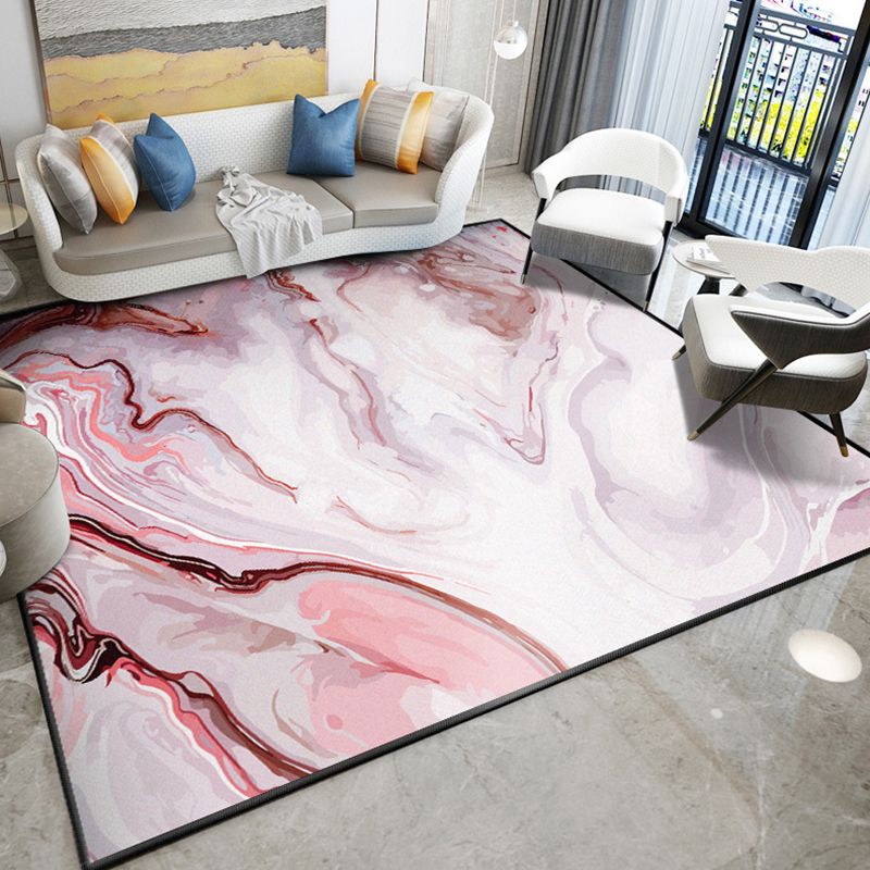 Dazzling Modern Rug Multicolor Abstract Print Rug Non-Slip Machine Washable Stain Resistant Rug for Drawing Room