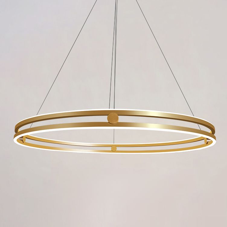 Modern Minimalism LED Pendant Light Silicone Linear Chandelier for Living Room