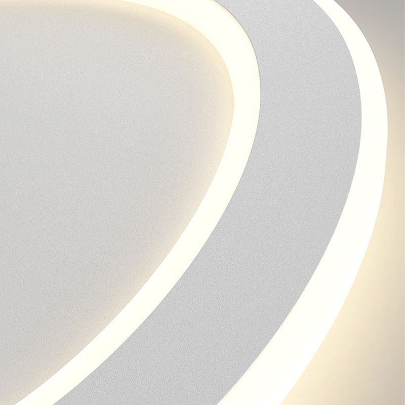 LED Wall Lamp 1-Light Simple Wall Mount Lamp with Acrylic Shade for Bedroom