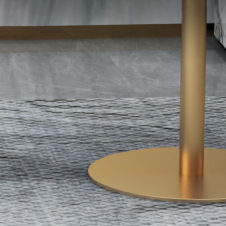 1/2/4/5 Pcs Metal Scandinavian Dining Room Set with Round Table Dinette Set