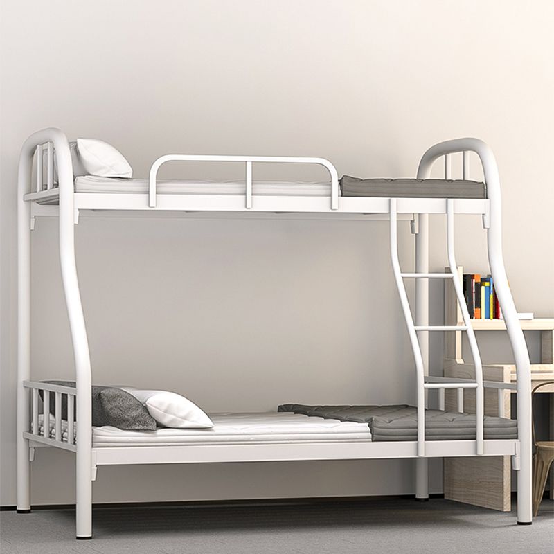 Modern Style Bunk Bed 66.93" Tall Bunk Bed in Black/White Finish