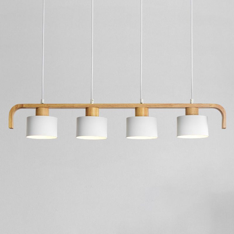 Moderno isola a sospensione a soffitto in legno colore della stanza per interni