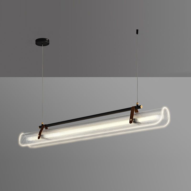 Modern LED Ceiling Light Golden/Black Kitchen Island Lighting for Dining Room