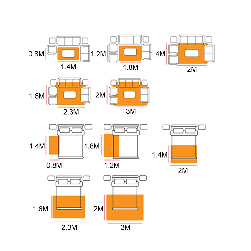 Grey Living Room Carpet Modern Geometric Pattern Area Rug Non-Slip Backing Rug