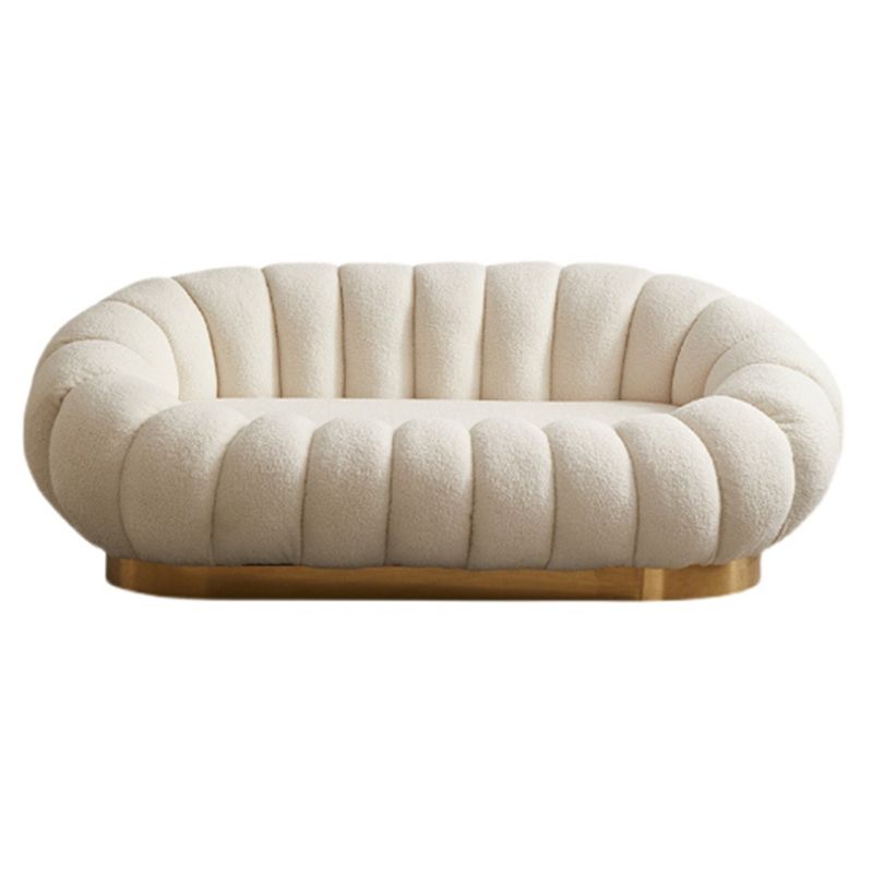 Modern Style Living Room Seating 3 Seater Tight Back Tuxedo Arm Sofa