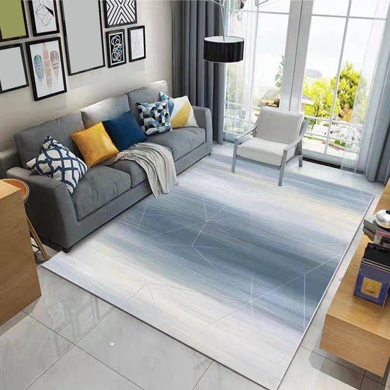 Modern Gorgeous Carpet Polyester Indoor Rug Washable Living Room Area Rug with Non-Slip Backing