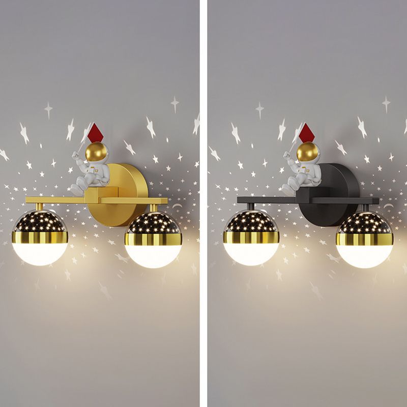 Astronauta Starry Wall Sconce Light Style's Children's Style LED Monted Light