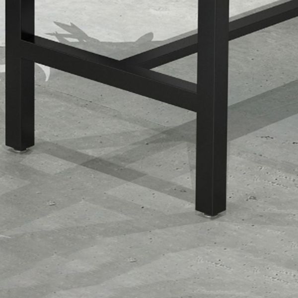 Modern 1/5 Pieces Bar Table Set Rectangle Wood Counter Table with High Stools for Cafe