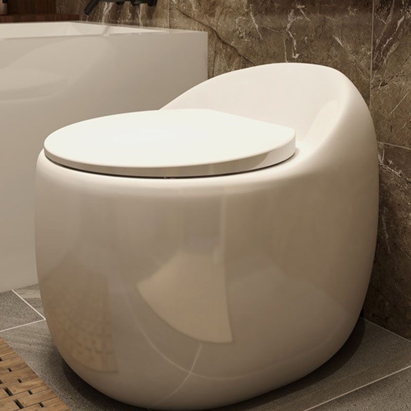 One Piece Toilet Modern Flush Toilet Floor Mounted Siphon Jet Urine Toilet