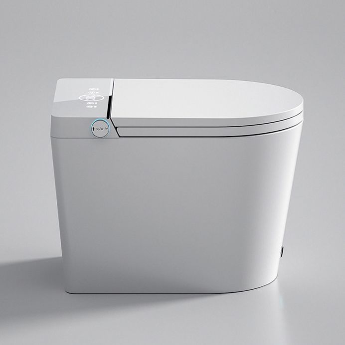 Modern Siphon Jet One Piece Toilet Bowl Heated Seat White Urine Toilet with Toilet Seat