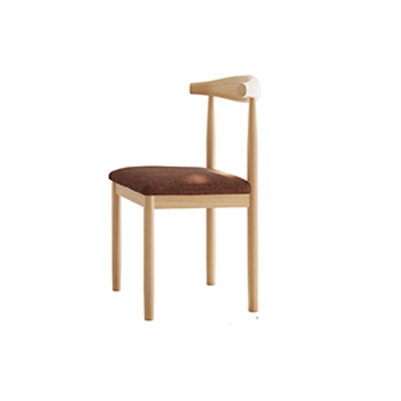 Contemporary Home Dining Chair Open Back Upholstered Dining Chair