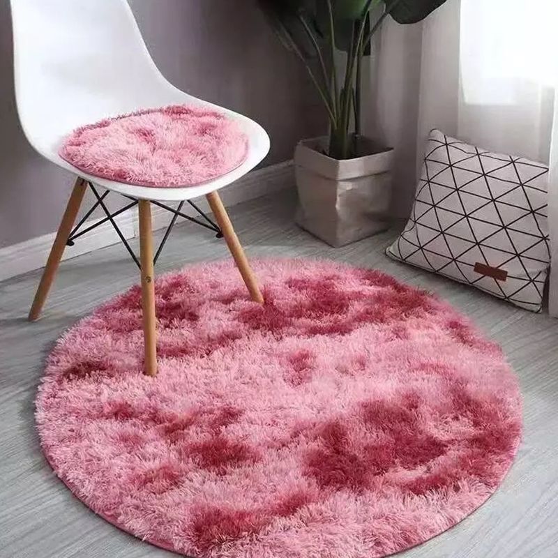 Tapis rond tei-coloré