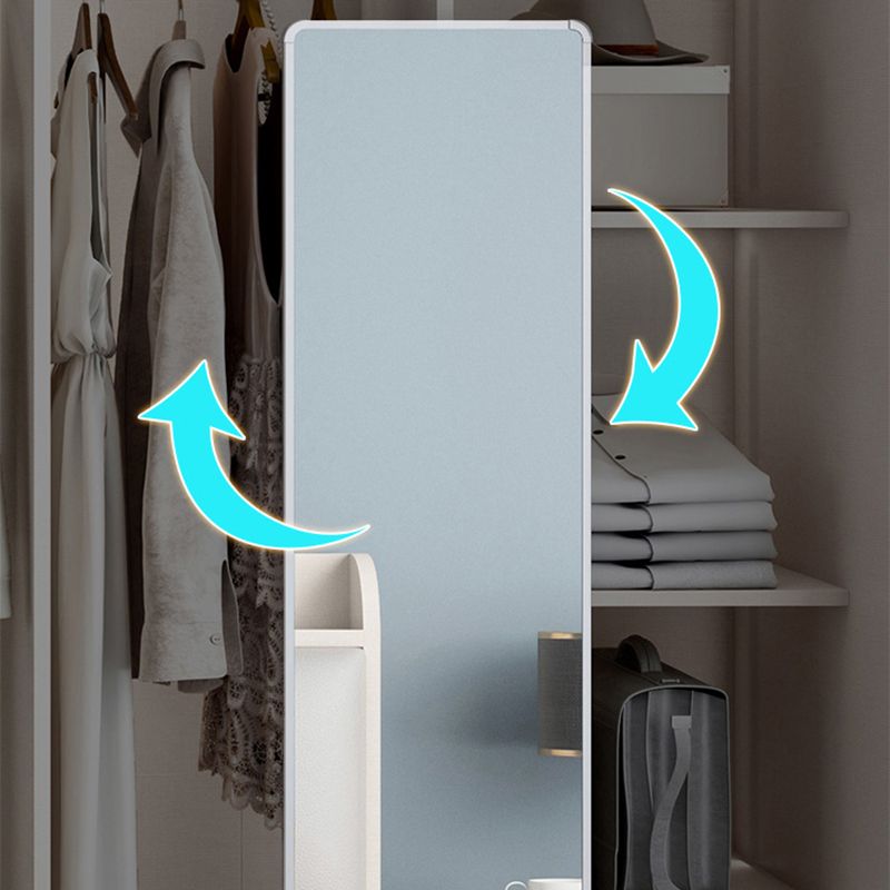 Sliding 2-Door Wood Wardrobe Cabinet Modern Freestanding Wardrobe Armoire with 2 Drawers