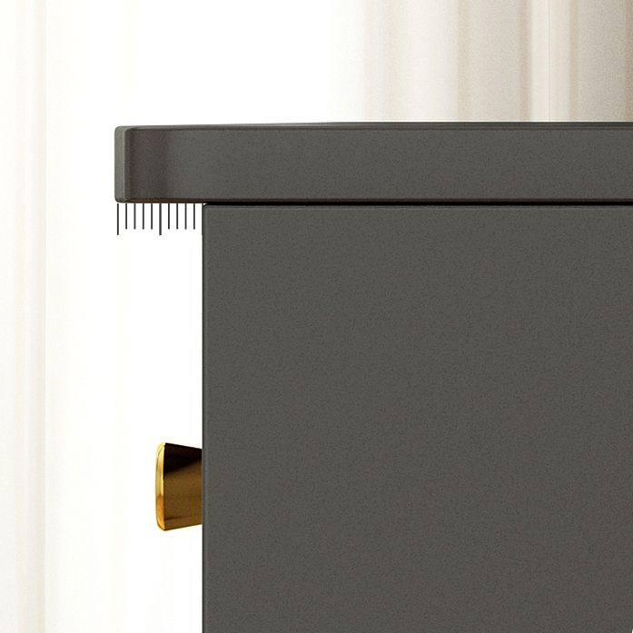 Ultra Modern Combo Dresser Wood Horizontal Storage Chest Dresser for Bedroom