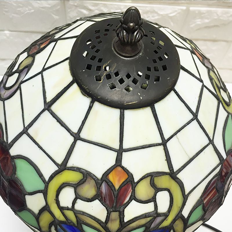 Bureau parapluie lampe de bureau vitrail 1 lumière Tiffany Vintage marron lampe de bureau pour café