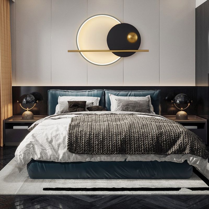 Geometry Shape Metal Wall Lights Modern Style Wall Mount Lighting
